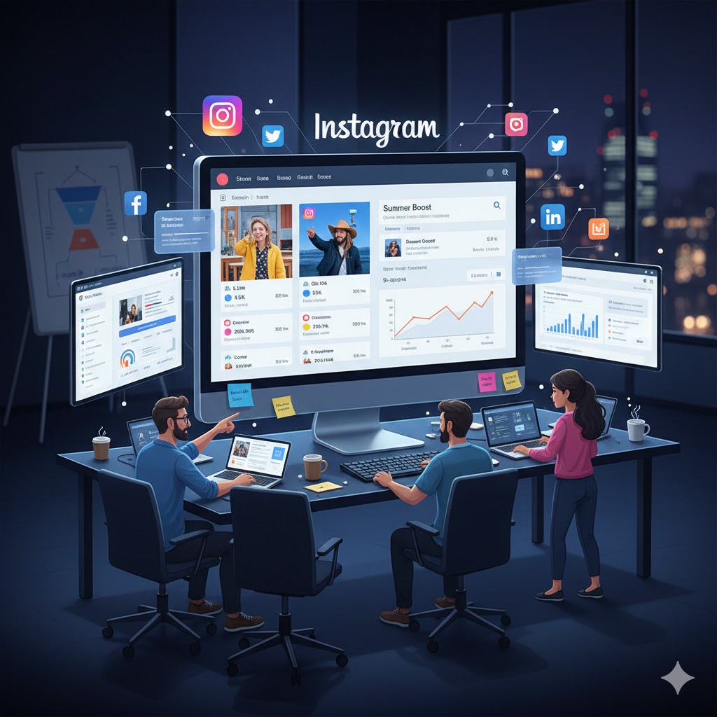 Digital Marketing Dashboard Mockup