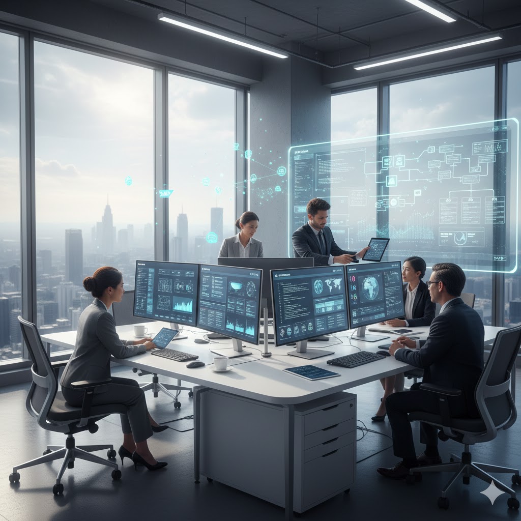 ERP Dashboard Interface Mockup