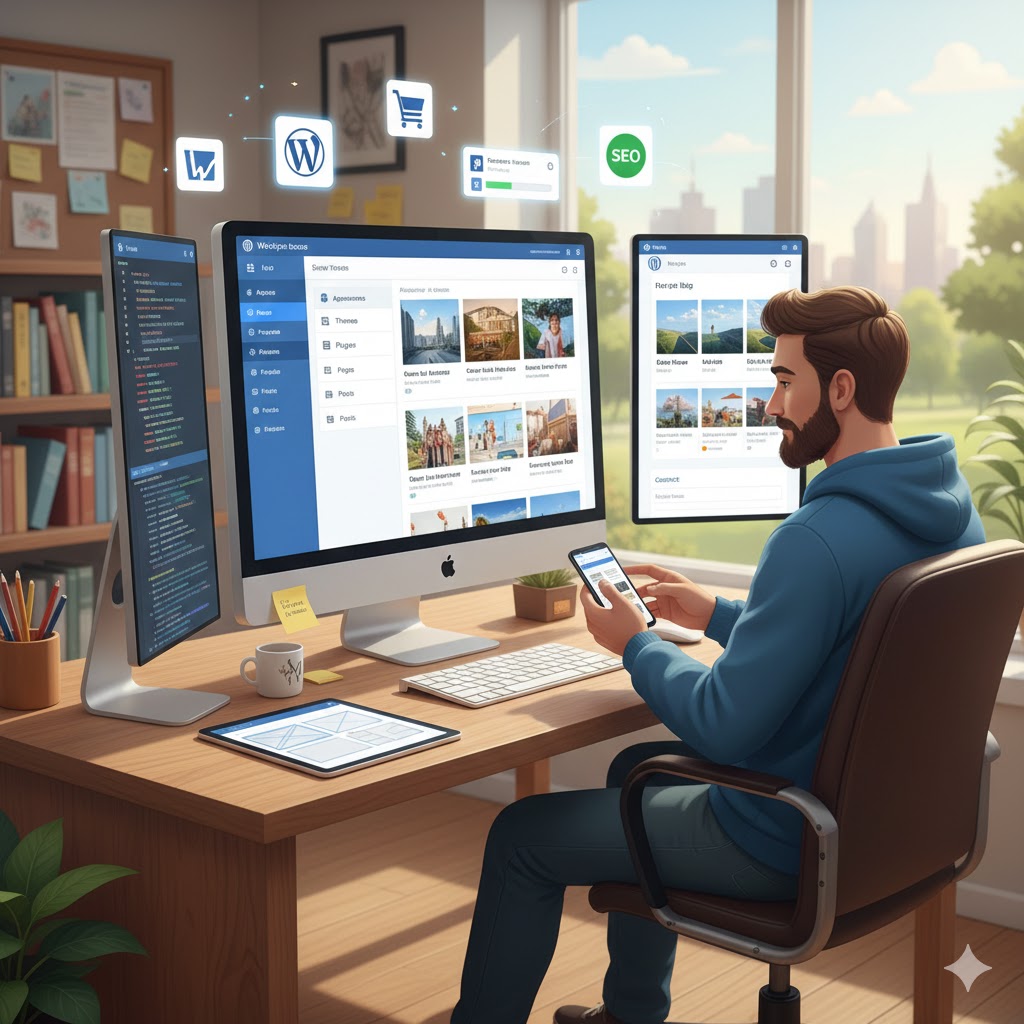 WordPress Development & Plugin Engineering Mockup