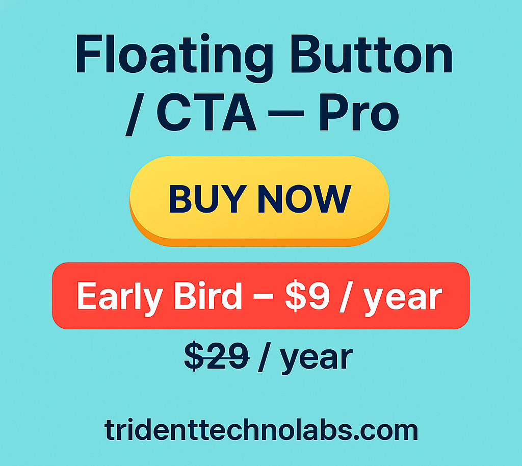 Floating Button / CTA - Pro