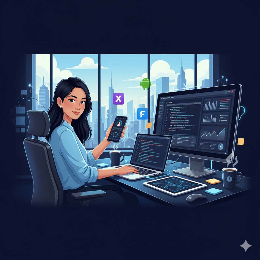 Mobile App Development Mockup