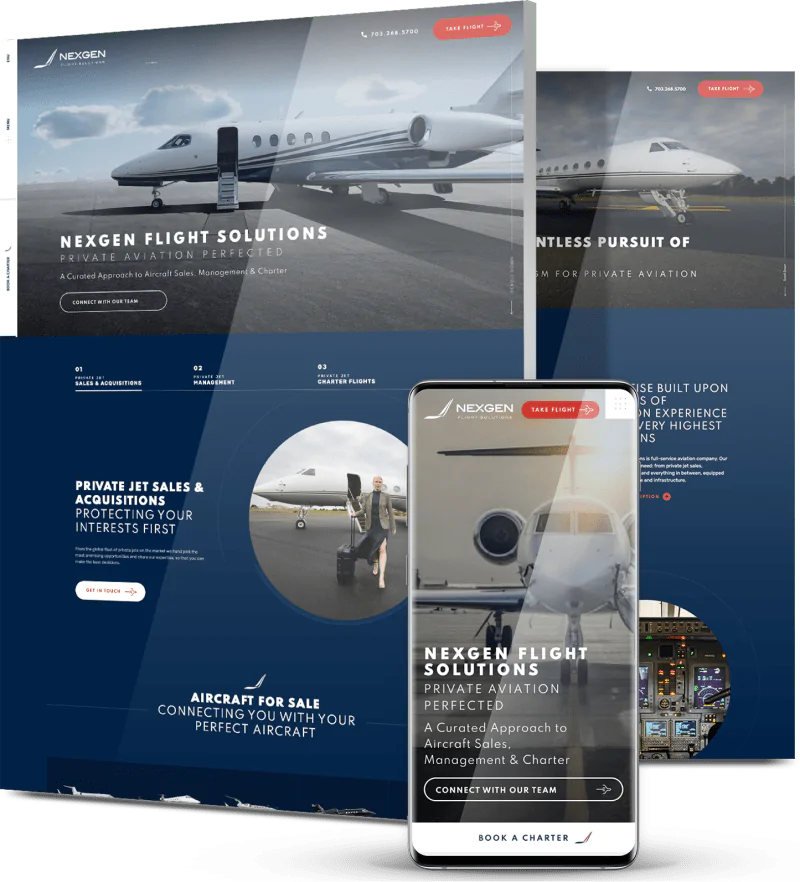 Website Development Mockup